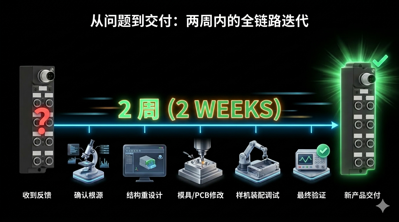 两周升级交付示意图