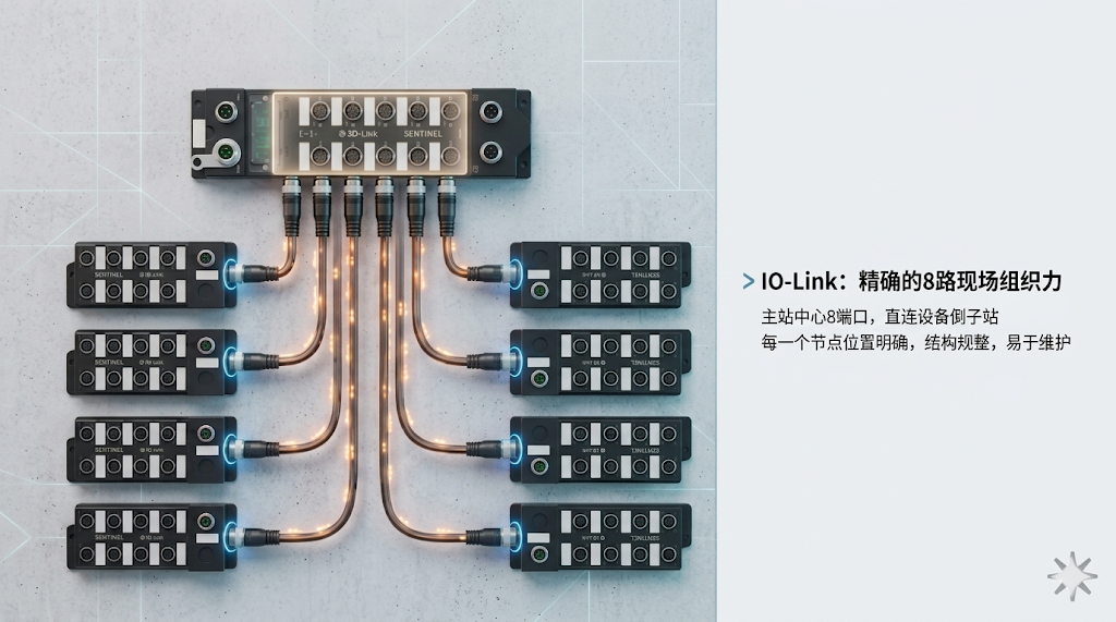 IO-Link 现场部署价值示意图