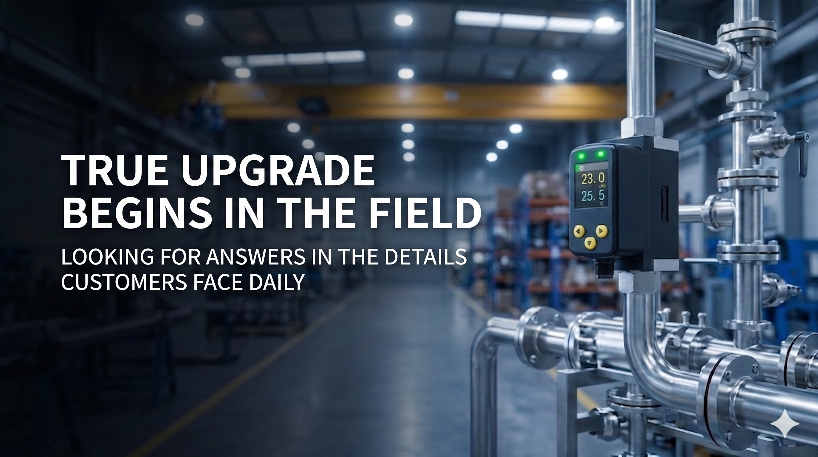 Real upgrades begin with customer feedback